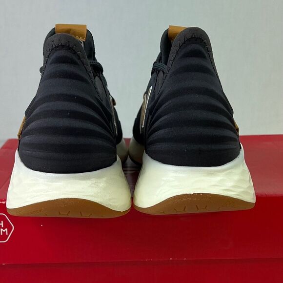 New Balance Womens Black Gold Fresh Foam ROAV Shoes Sz 10.5 Sneakers Slip In - Picture 6 of 9